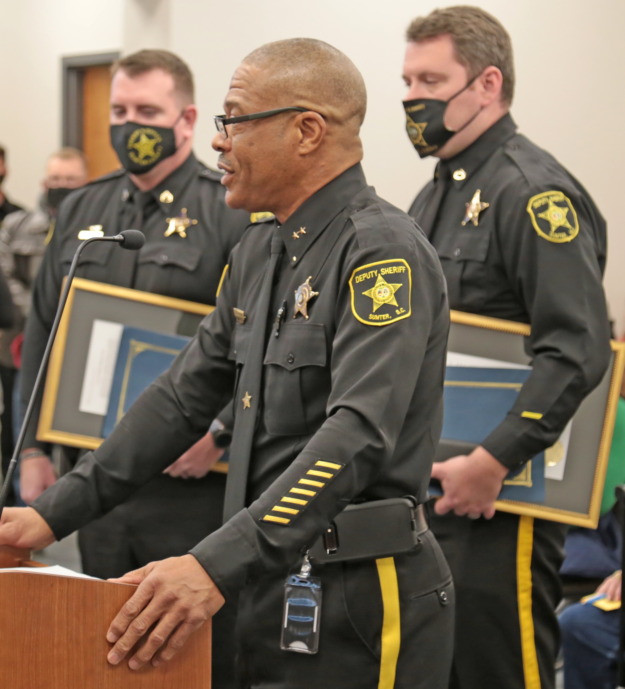 Jan 26 2022 Council honors Sumter Sheriffs deputies Medal of Valor 2